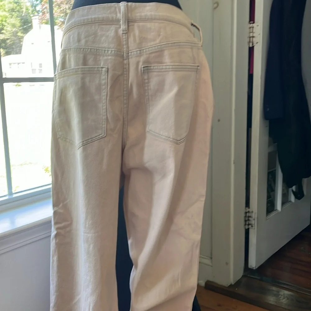 J.Crew pinky size 32 with a light hue of blue shredded at the bottom nwt - Picture 6 of 10
